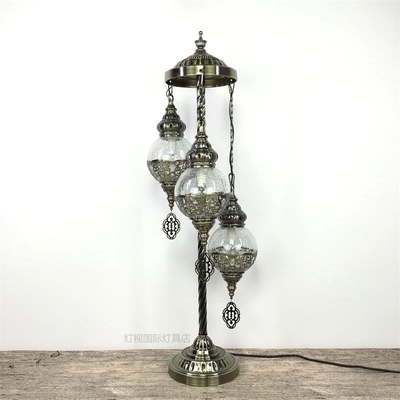 Tokin Handmade Mosaic Art Turkish LED table retro Lamp