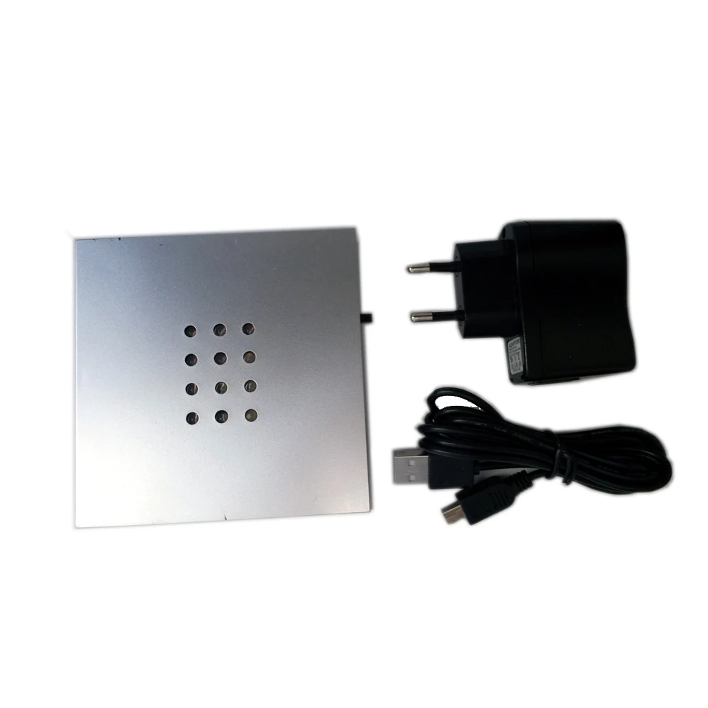 
10 x 10 cm Silver Plastic Color changing Square led light bottle stand for decoration 