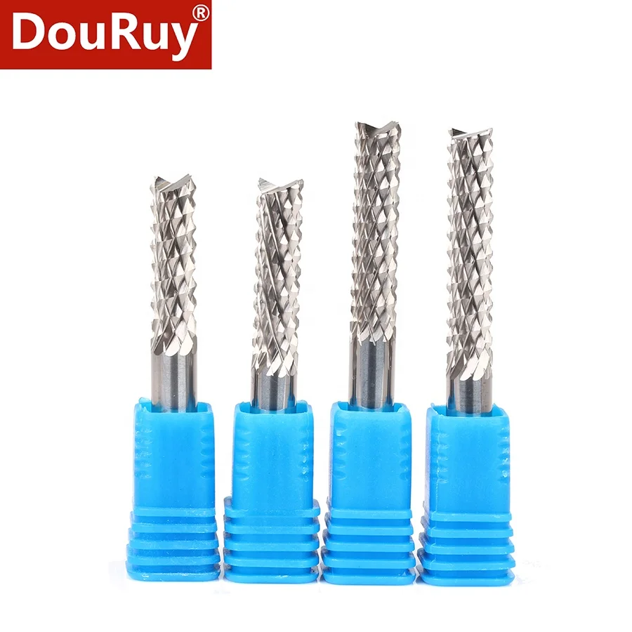 DouRuy PCB end mill Corn milling cutter Pvc Router Bits cnc cutting tool