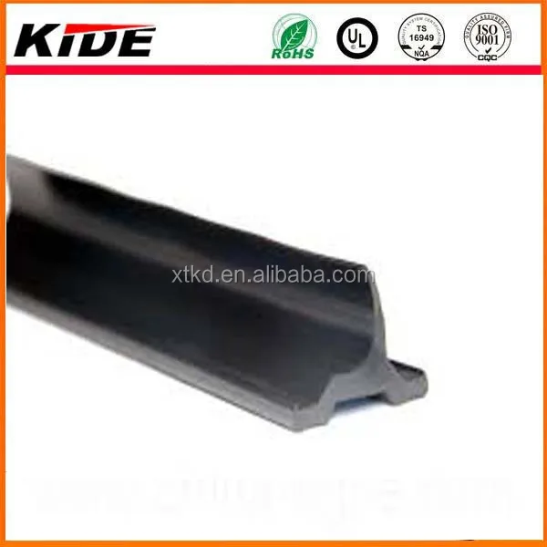 T type rubber extrusions extruded rubber seal strips of rubber