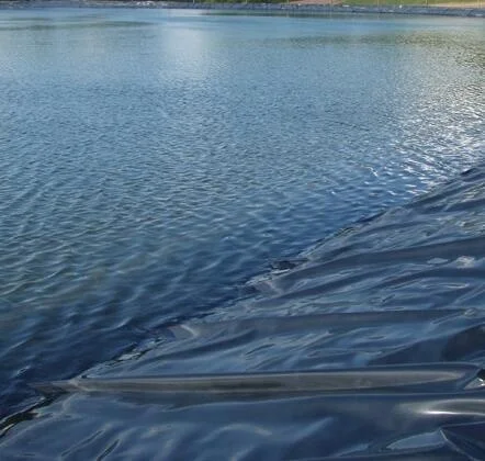 Полиэтиленовая пленка 1,5 мм, полиэфирный лист HDPE геомембрана для свалок