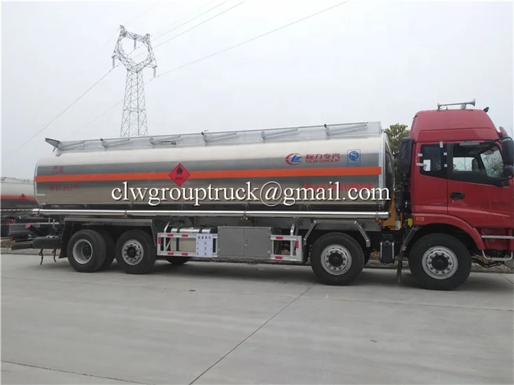 Foton 6 compartments oil gas storage transportation fuel tank truck for palm oil