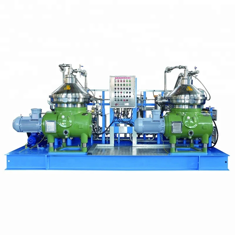 continuous disc stack oil centrifugal separator