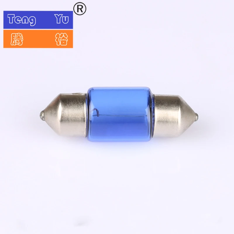 SV8.5 festoon xenon 12V10W car ceiling light 39mm auto license plate bulb