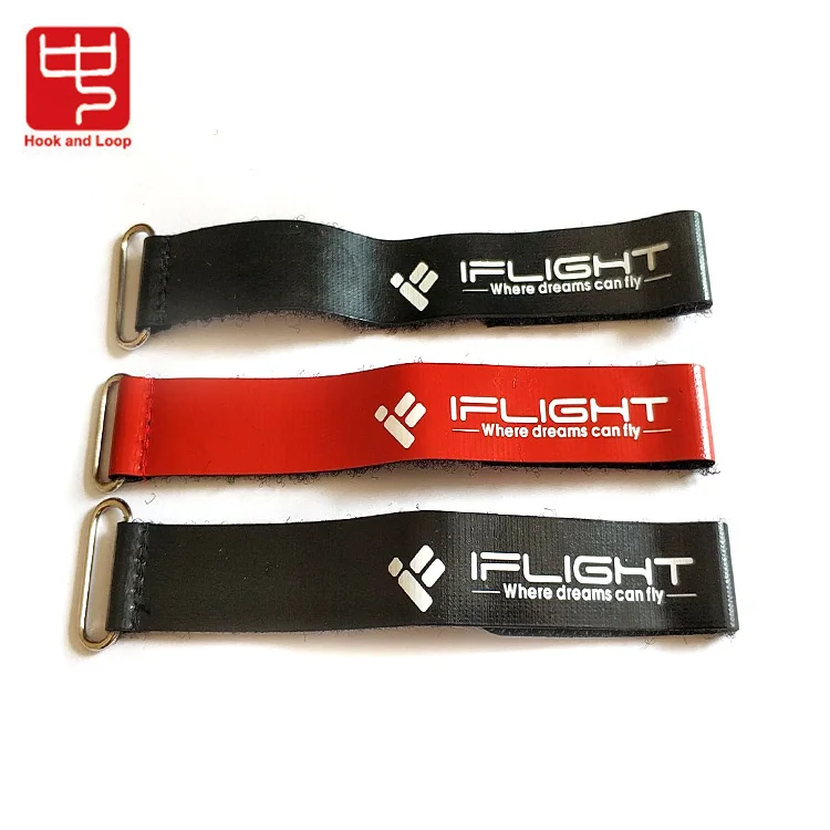 Anti-slip silicone hook and loop strap