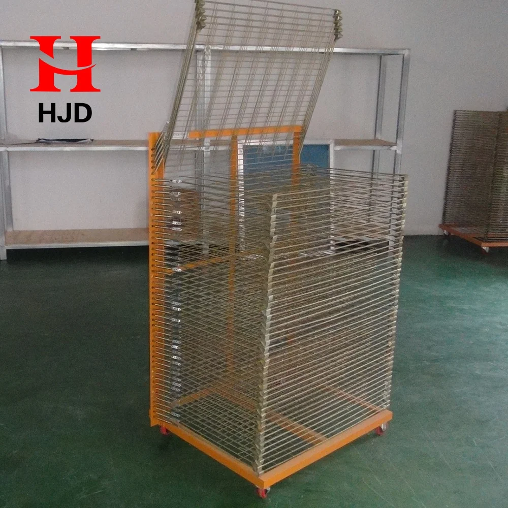 HJD-O 50 слоев трафаретная печать сушильные стеллажи для