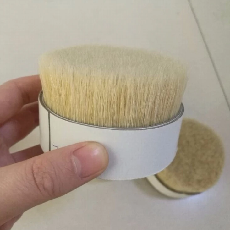 
Natural Color White Bristles Pig Hair Bristle For Brush 
