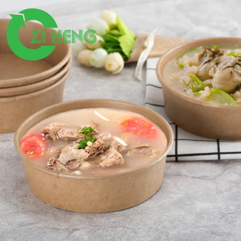 Food grade safe PLA eco friendly ice cream bowl with pla lid