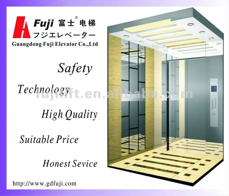 CNAS Small Passenger Elevator In Tall Building 450KG residential lift for 6 Persons