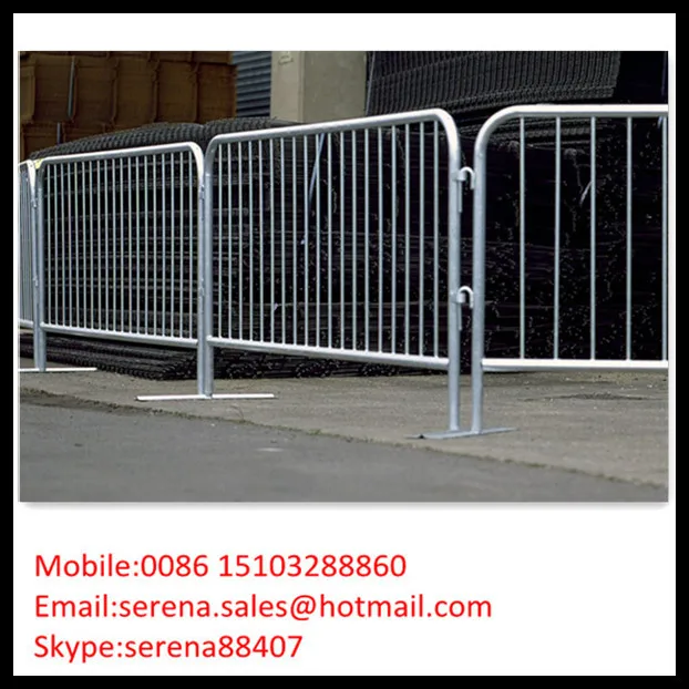 
Pedestrian barriers/galvanised portable fence 