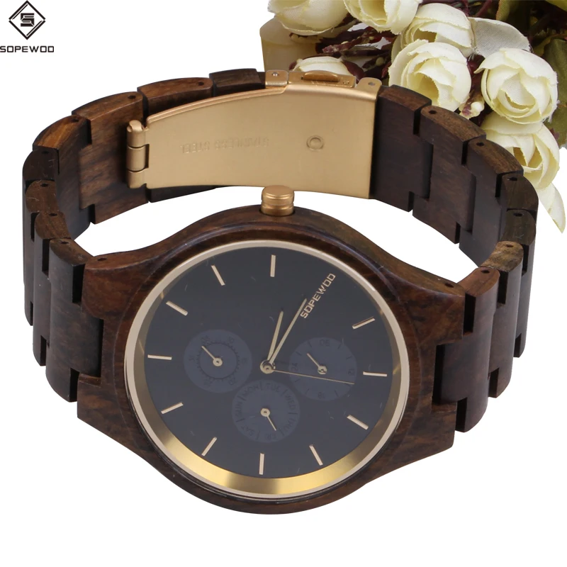 popular China supplier cheap wooden watch custom brand wood watches minimalist style