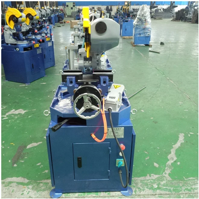 chinese manufacturer sell pneumatic steel  pipe cutting machine with automatic clamping for 38mm pipe cutting made in China