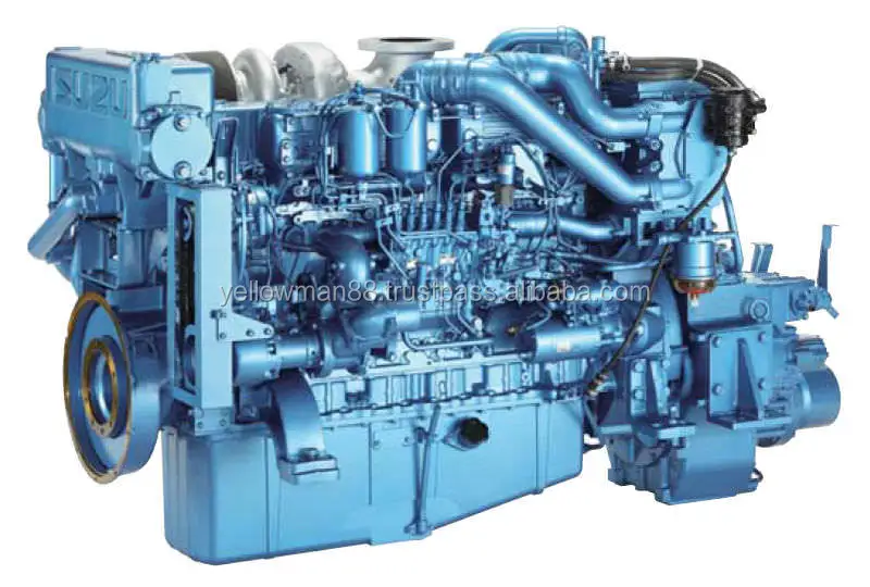 New Boat Engine 4 Cycle Diesel Engine ISUZU Diesel Marine Engine With 6 Cylinders