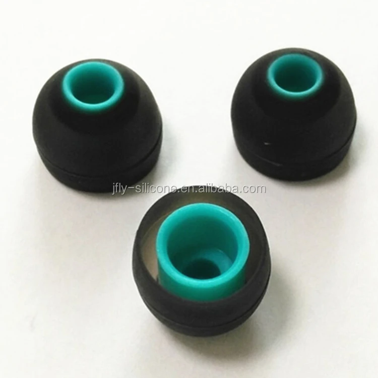 
Silicone Earplug For JayBird BlueBuds X, X2 Double Color Earpiece 6.3mm 