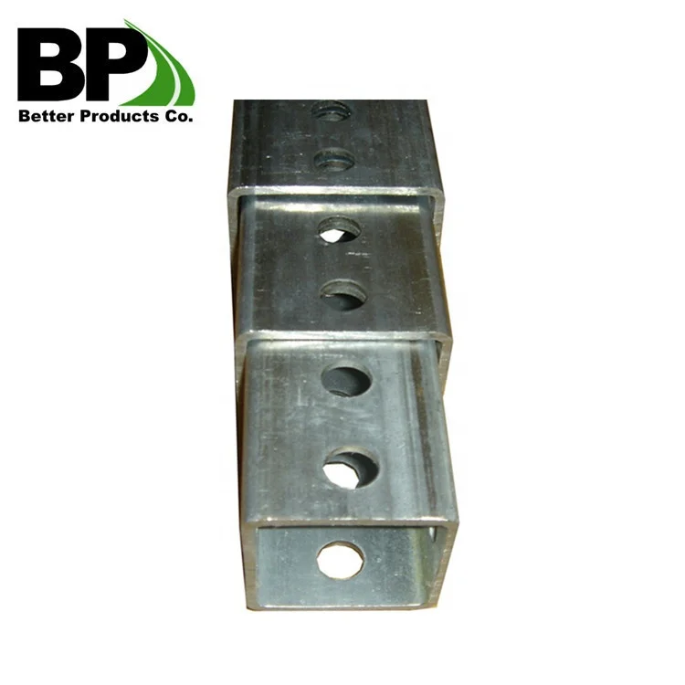 Galvanized ASTM A500 galvanized square tube sign post made in China