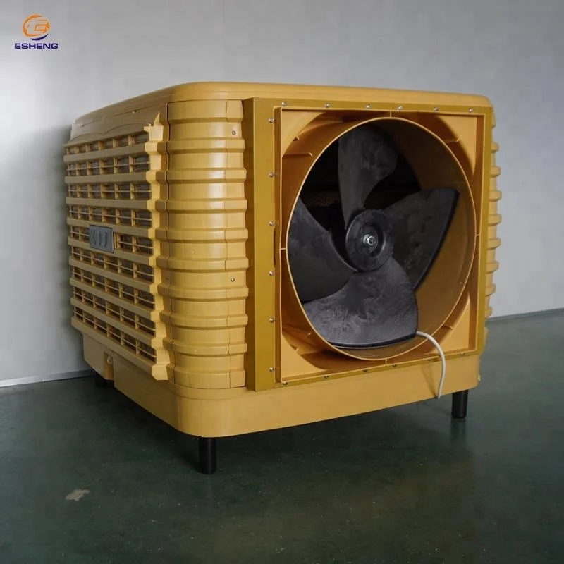 1.1kw Energy saving factory cooling 100 square meter Evaporative air conditioner