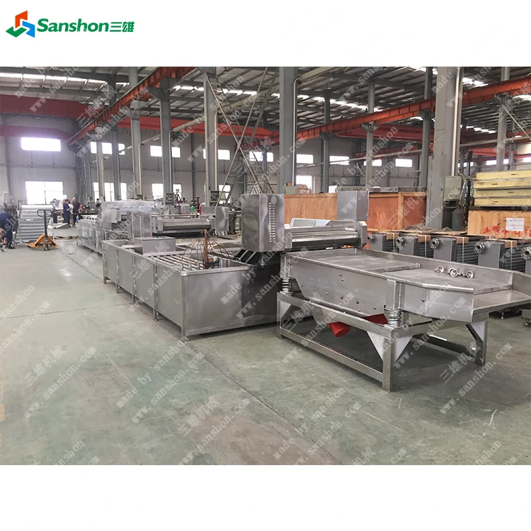 China Green Peas Frozen Processing Machines,Beans Quick Freezing Production Line