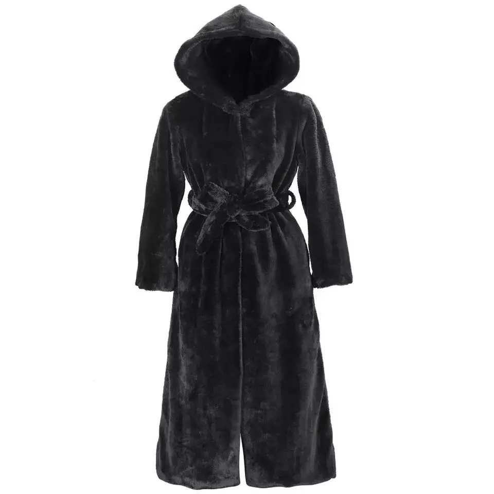 custom  high quality custom long style  faux fur coat , Factory price Shenzhen Lily Cheng
