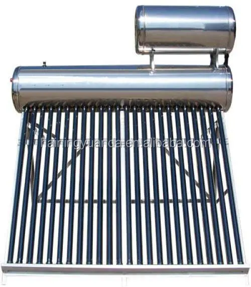 Compact Unpressurized Solar Water Heater with Mini Water tank