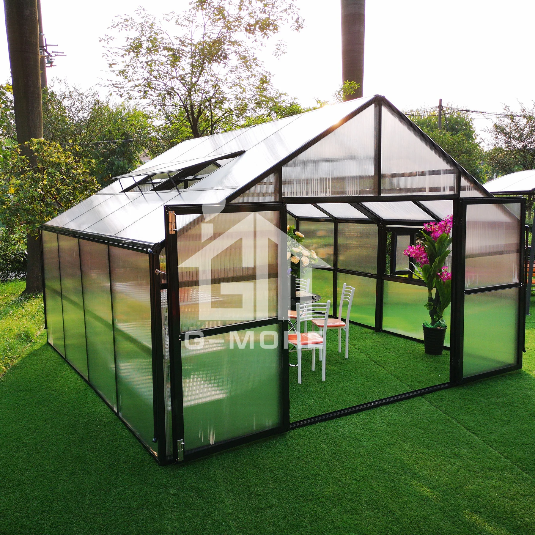 
Guangzhou Modular Greenhouse Polycarbonate Kit for Sale 