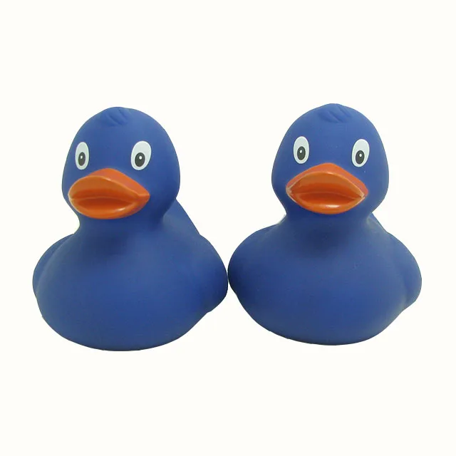 custom rubber bath blue duck toys soft rubber bath toy lovely Vinyl floating bath toy for kids