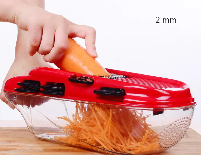 7 in 1 Stainless Steel Manual Vegetable Cutter for Home Use