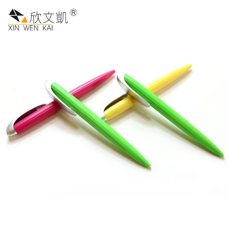 
New Design Stationery Promotion Plastic Writing Ballpoint Pens With Clip ballpen w design 