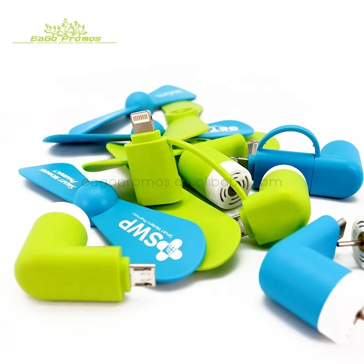 2019 прохладное лето поощрительный подарок 2 в 1 взаимный обмен данными между компьютером и периферийными устройствами мини-вентилятор для мобильного телефона для iphone и android