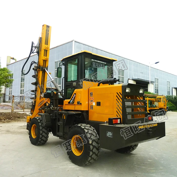 Factory direct sales Truck mounted telegraph pole digger helical pile driver