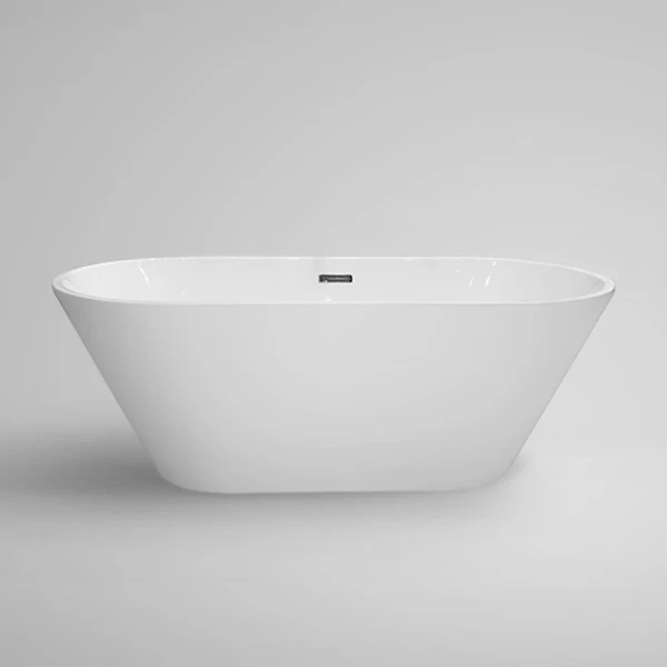 American Style Freestanding Acrylic Fiber Glass Oval Shower Small Size Bath  Tub Indoor Bathtubs