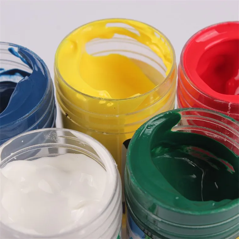 2019 Students 6 Colors 25 ml Acrylic Paint With Color box Packing