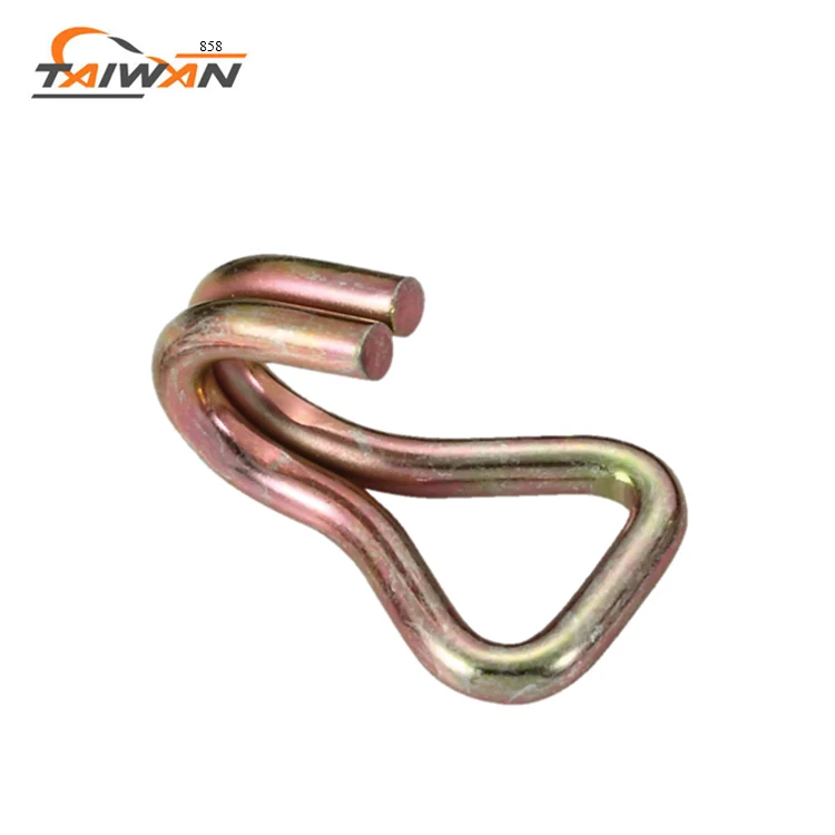 professional ratchet tie down metal double J hook