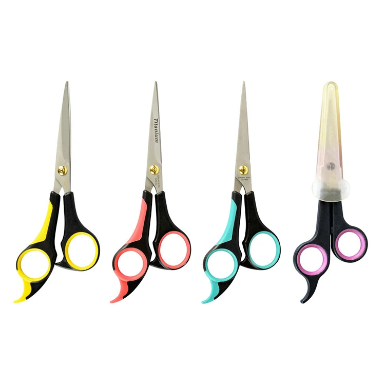Красивые парикмахерские ножницы с пластиковой ручкой из тайваня