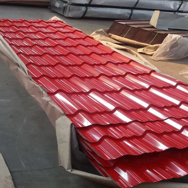 PPGI PPGL Prepainted Galvanized Zinc Steel Plate And Corrugated Roofing Sheet  For Construction