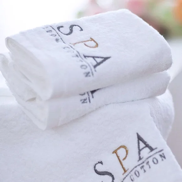 
Factory Supplie Custom Cheap High Quality Spa White Cotton Face Towels Gift 100% Cotton Wholesale 