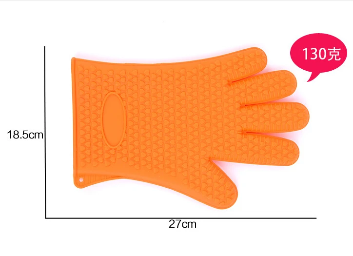 silicon heat insulation glove, silicone heat resistant glove, silicone oven mitts glove