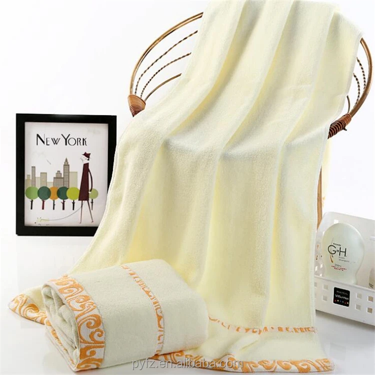 
100% cotton bath towles with dobby border 