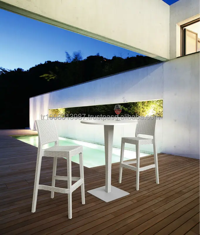 OUTDOOR RATTAN BAR STOOLS (REZZEDESIGN)