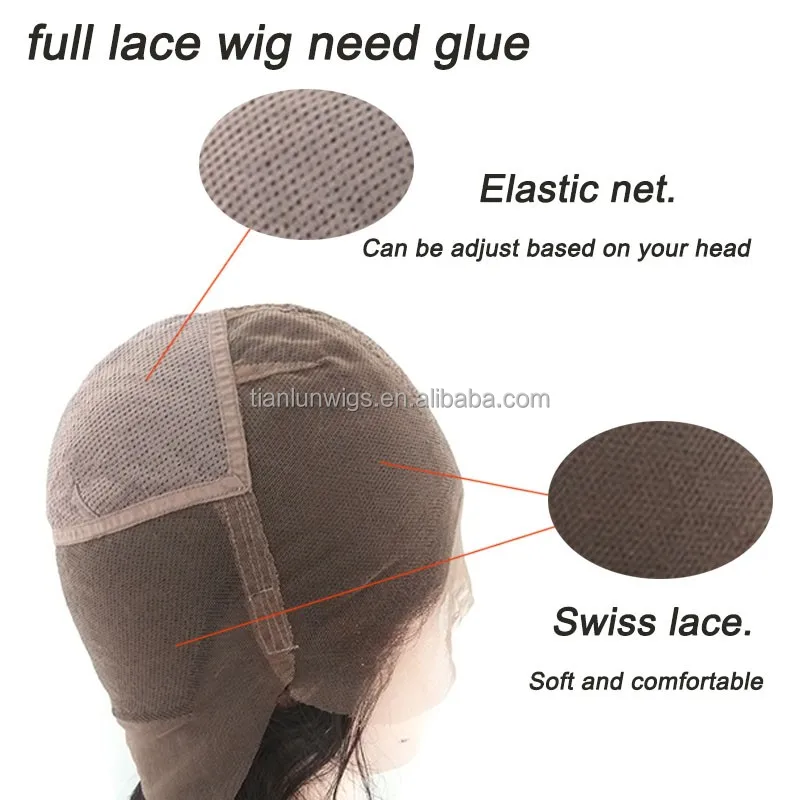 Wholesale high density 180 natural popular brazilian human hair wig glueless swiss lace full lace wig wish shopping online