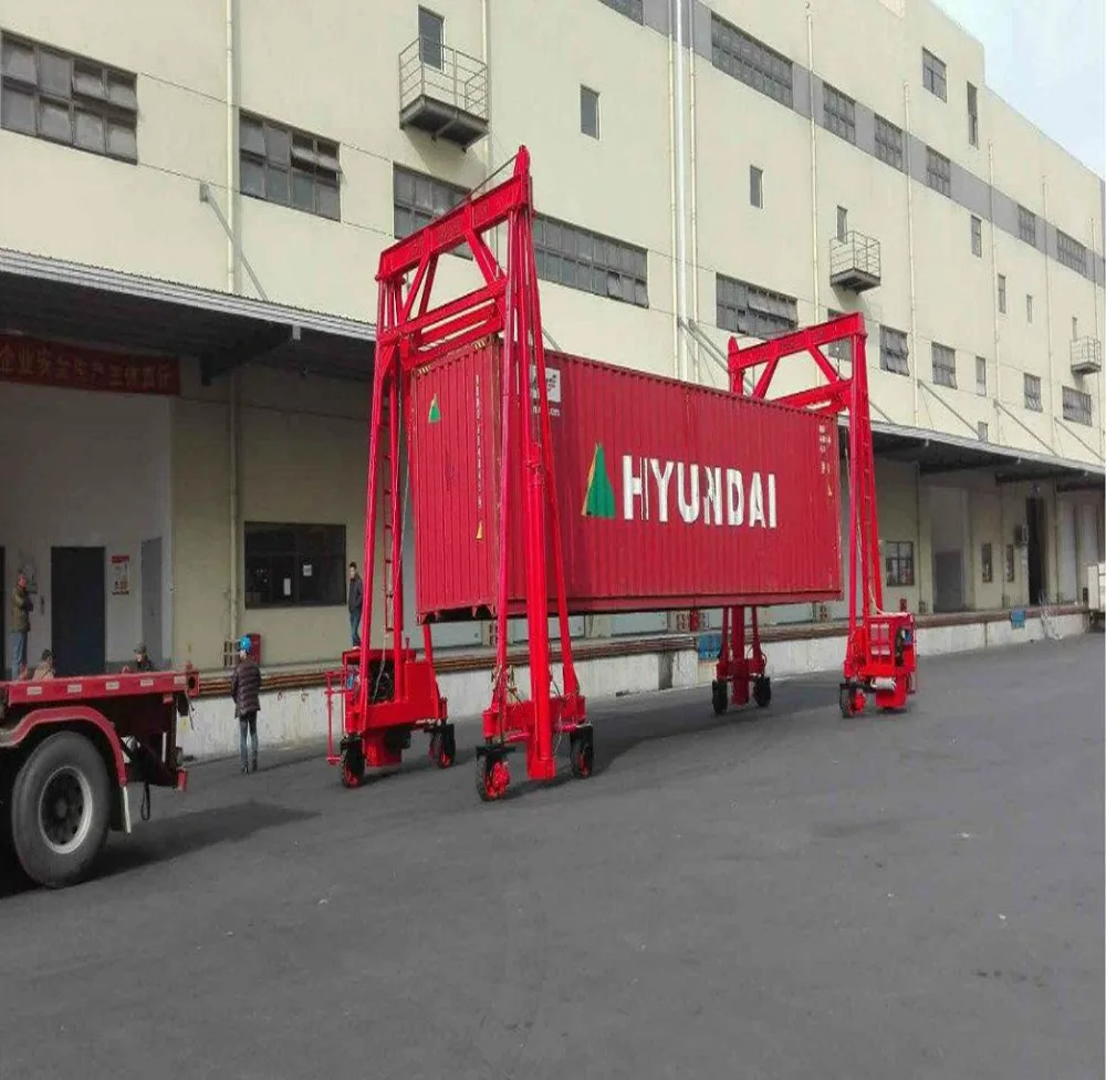 China Supplier 30t GP Gantry Container Crane Portable Advertising Crane Lifting Equipment