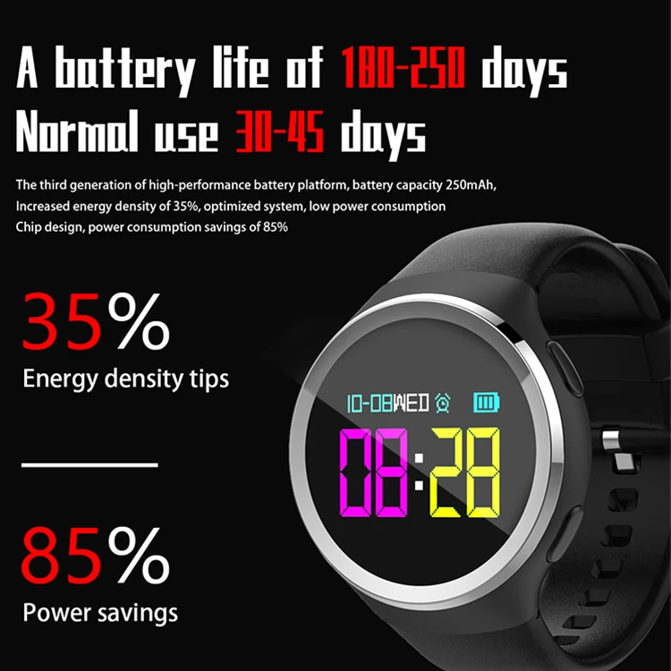
IP 68 heart rate consumer electronics in March Expo smart wristbracelet 