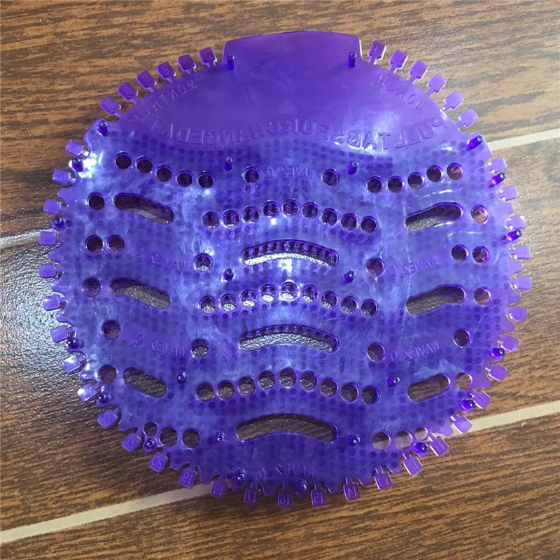 
EVA urinal screen 2.0 wave purple color urinal deodorizer screen mat 