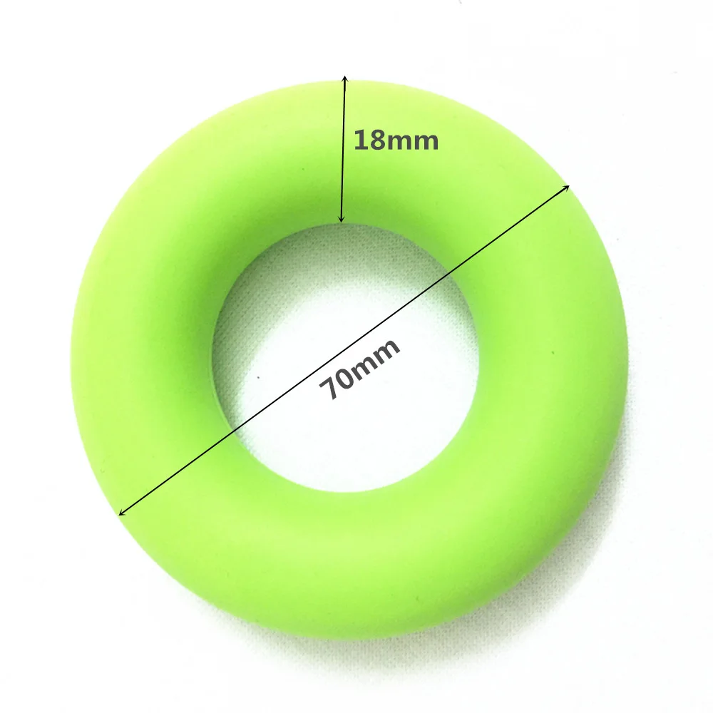 Eco Friendly Finger Exercise Trainer Silicone Hand Grip Ring