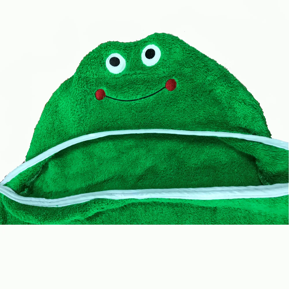 cute hooded towel for kids/kids cartoon bath towel with hood