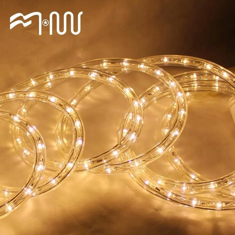 
Warm White LED Rope Light Kit LED Flexible Light stripe Light Outdoor Rope Bedroom 120V 