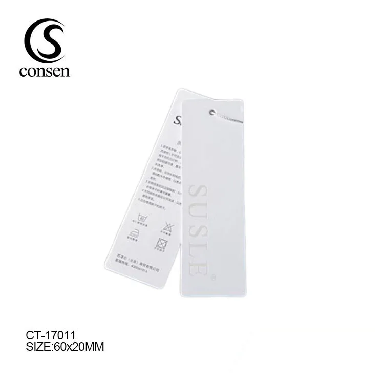 Recycled custom brand name printed china hang tag and label for bags/garment