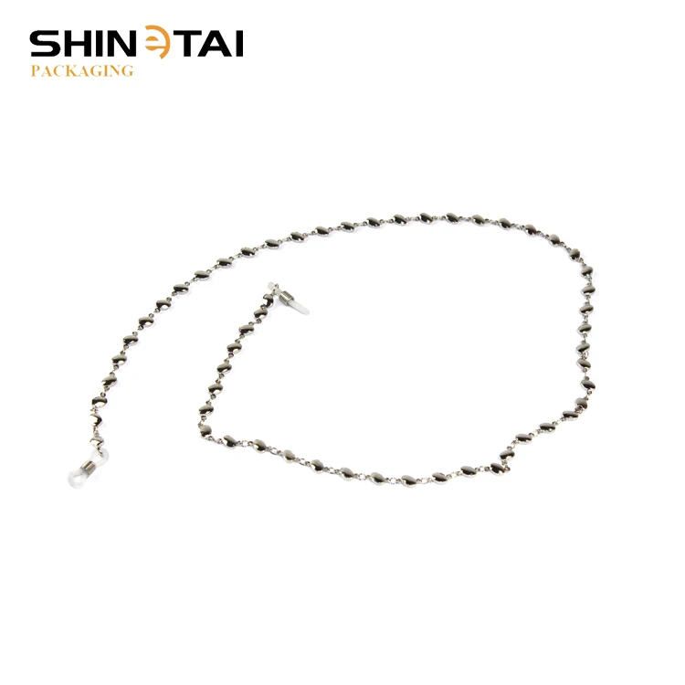 Модная прочная Серебристая цепочка для очков для чтения Shinetai