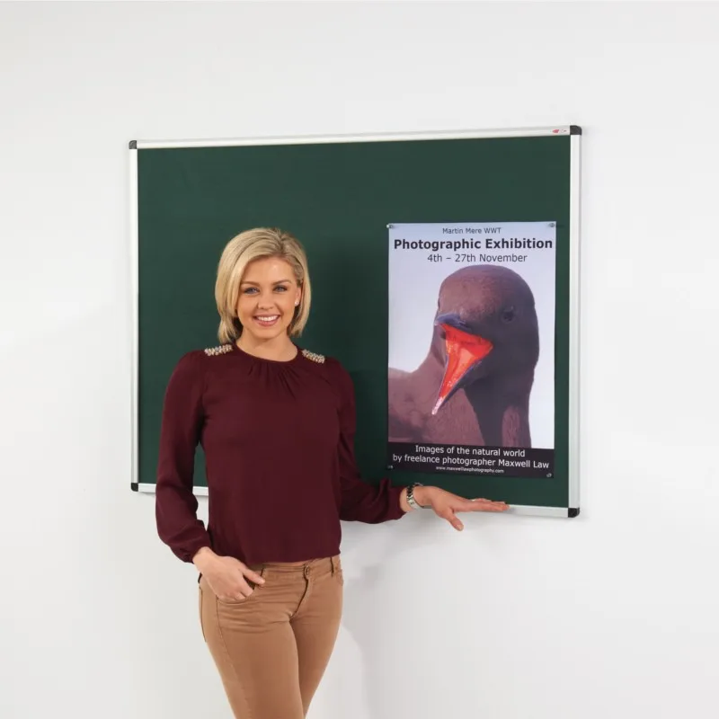 Алюминиевая рамка тканевая доска push pin board