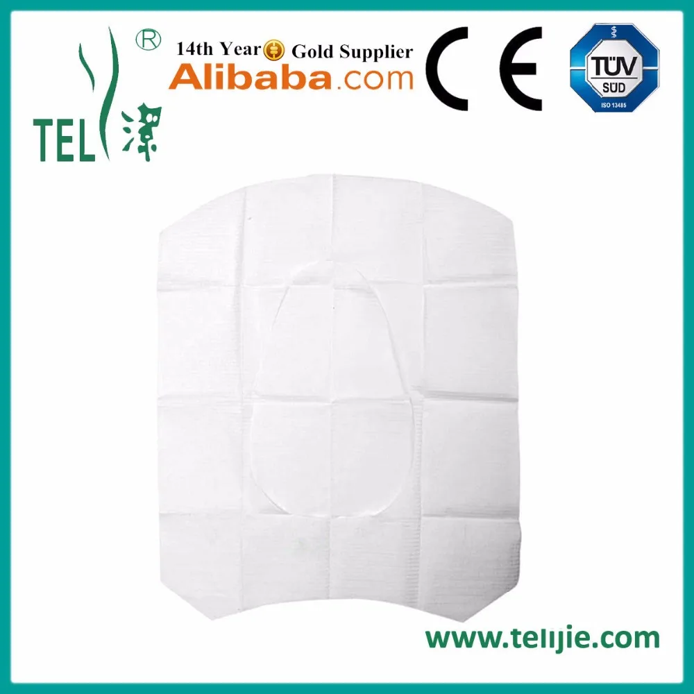 Дорожный пакет медицинский одноразовый Бумажный чехол для сиденья унитаза