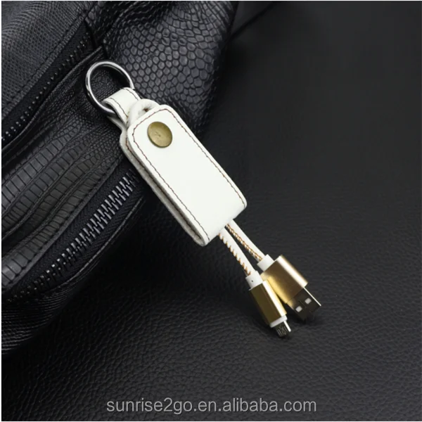 Awm 2725 Usb Data Cable Leather Micro Usb Cable Charging Cable Key Chain